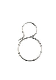 C90085  Closed End Ring Hook 18mm